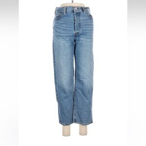 Levi’s Stylish Blue Straight Leg Women's Jeans